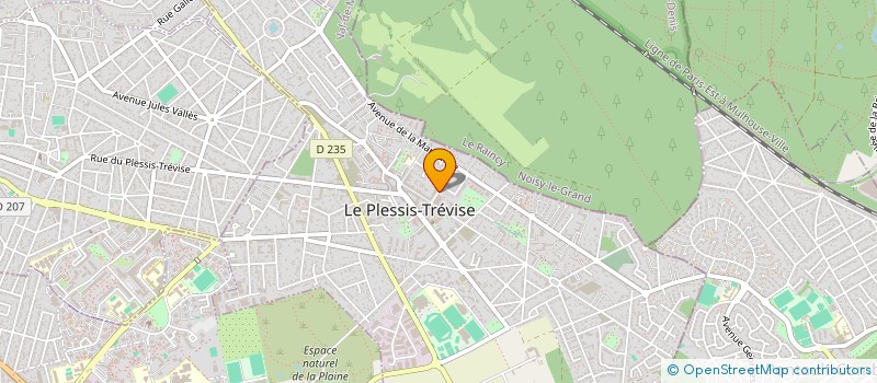 localisation de l'entreprise MONSIEUR GREGORY VUIBOUT à LE PLESSIS-TREVISE