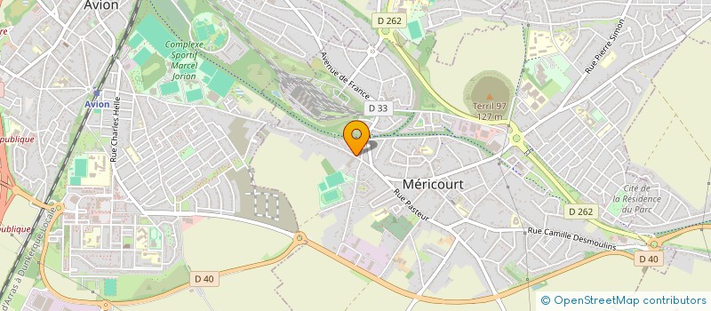 localisation de l'entreprise MONSIEUR GREGORY WALKOWIAK  MERICOURT