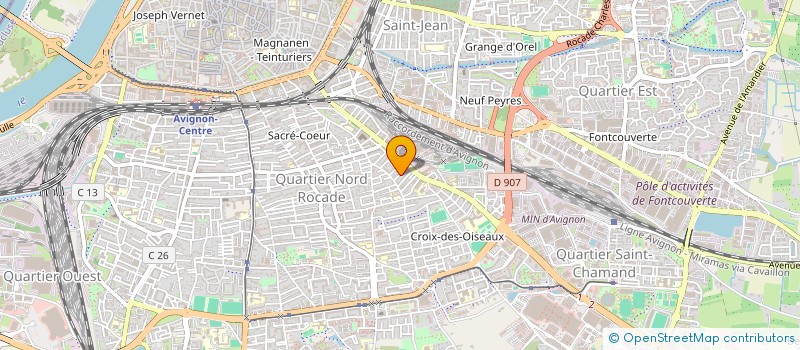 localisation de l'entreprise MONSIEUR GREGORY WALLENDORFF  AVIGNON