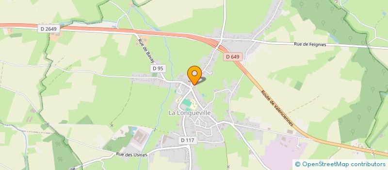 localisation de l'entreprise MONSIEUR GREGORY WEBER  GUSSIGNIES