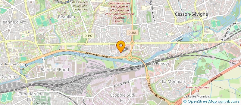 localisation de l'entreprise MONSIEUR GREGORY WEINTRAUD  CESSON-SEVIGNE