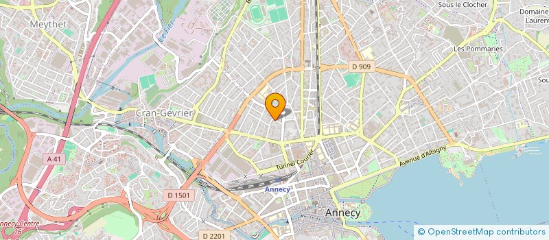 localisation de l'entreprise MONSIEUR GREGORY WERNER à ANNECY