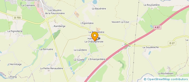 localisation de l'entreprise MONSIEUR GREGORY WILLIGSECKER  LA GAUBRETIERE