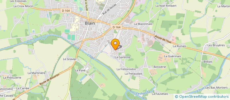 localisation de l'entreprise MONSIEUR GREGORY YOUNE KAYE  BLAIN