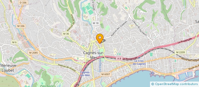 localisation de l'entreprise MONSIEUR GREGORY YOUNES à CAGNES-SUR-MER
