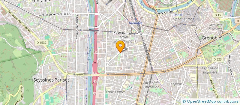 localisation de l'entreprise MONSIEUR GREGORY ZEIGLER  GRENOBLE