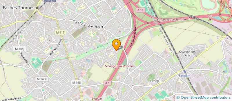 localisation de l'entreprise MONSIEUR GRGORY DEBACKERE  RONCHIN