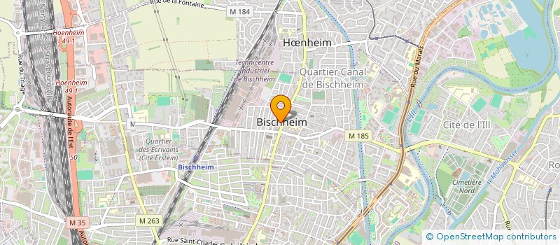 localisation de l'entreprise MONSIEUR GRICHA MANDASSORI  BISCHHEIM