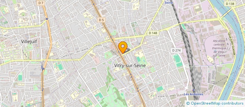 localisation de l'entreprise MONSIEUR GRICHKA COMMARET à VITRY-SUR-SEINE