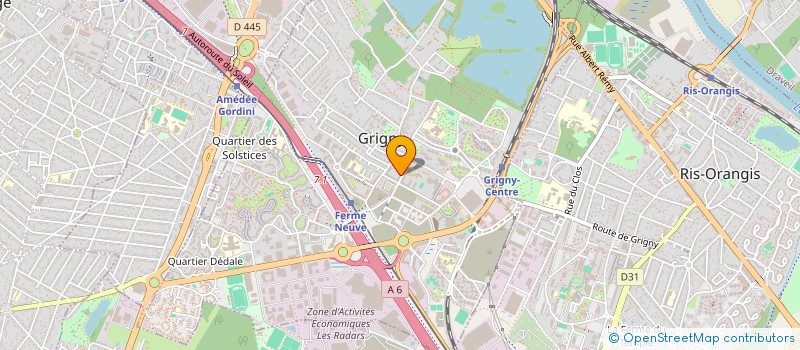 localisation de l'entreprise MONSIEUR GRIGNY BAD  GRIGNY