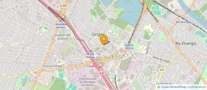 localisation de l'entreprise MONSIEUR GRIGNY GAD  GRIGNY