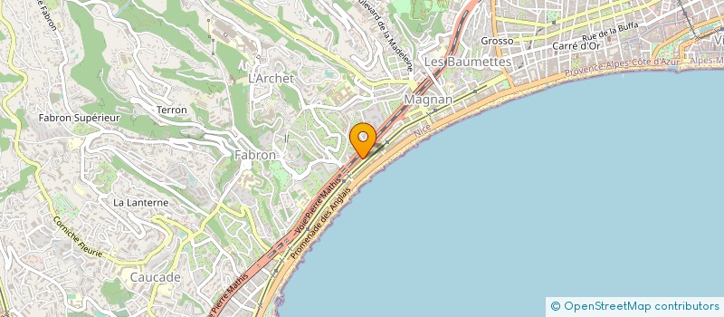 localisation de l'entreprise MONSIEUR GRIGOR DE THILLOT à NICE