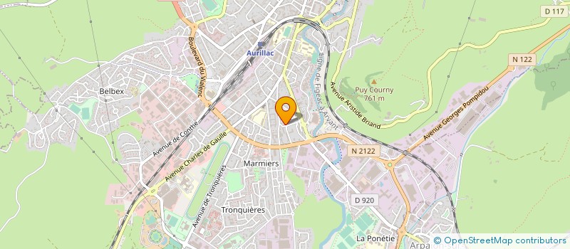 localisation de l'entreprise MONSIEUR GRIGOR POGHOSYAN à AURILLAC