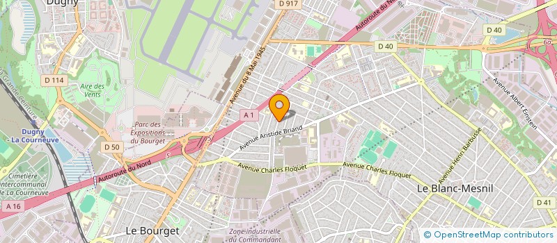 localisation de l'entreprise MONSIEUR GRIGORE BURA à LE BLANC-MESNIL