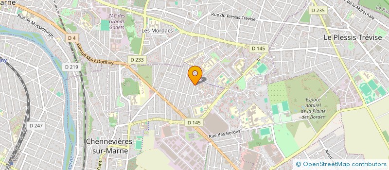 localisation de l'entreprise MONSIEUR GRIGORE CAZANESCU  CHENNEVIERES-SUR-MARNE