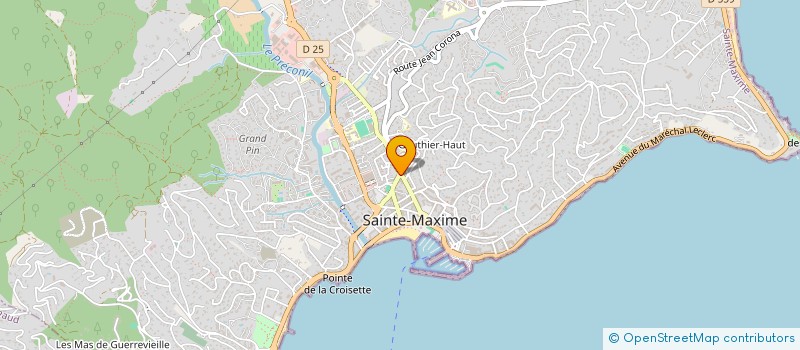 localisation de l'entreprise MONSIEUR GRIGORE COZMA à SAINTE-MAXIME