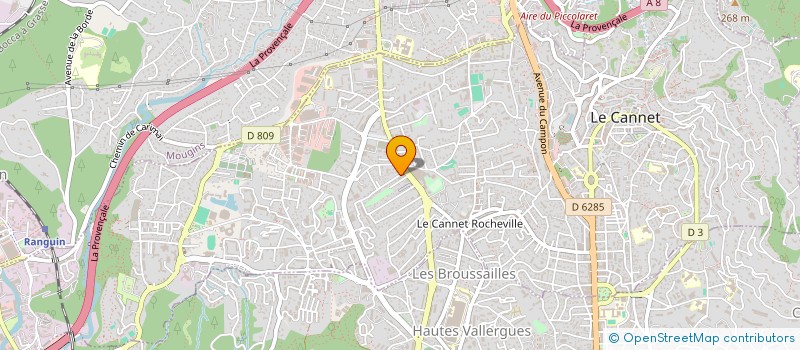 localisation de l'entreprise MONSIEUR GRIGORE GALBURA à LE CANNET