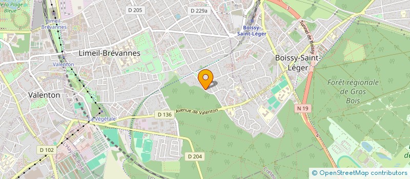 localisation de l'entreprise MONSIEUR GRIGORE HUJA  LIMEIL-BREVANNES