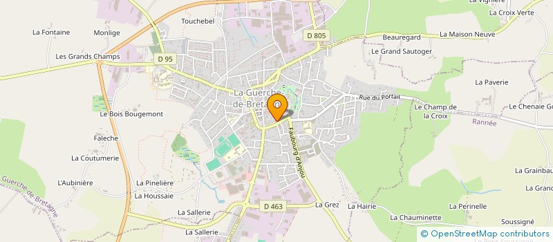 localisation de l'entreprise MONSIEUR GRIGORE MARIN à LA GUERCHE-DE-BRETAGNE
