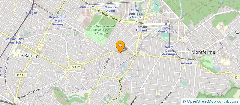 localisation de l'entreprise MONSIEUR GRIGORE POP à CLICHY-SOUS-BOIS