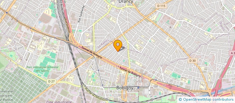 localisation de l'entreprise MONSIEUR GRIGORE SAJIN  BOBIGNY