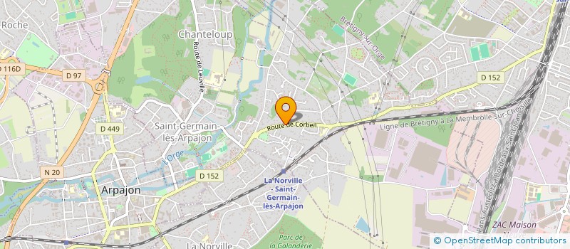 localisation de l'entreprise MONSIEUR GRIGORE TUMBA à SAINT-GERMAIN-LES-ARPAJON