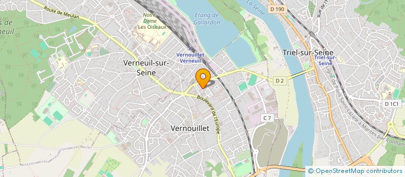 localisation de l'entreprise MONSIEUR GRIGORE-VICTOR PUSCAS  VERNOUILLET