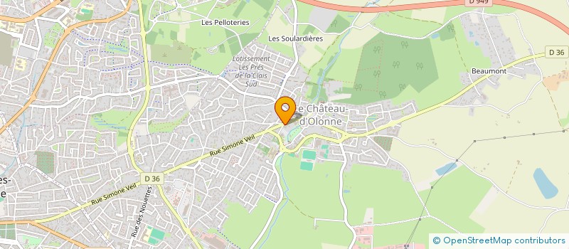 localisation de l'entreprise MONSIEUR GRIMAUD LAMOUREUX à LES SABLES D'OLONNE