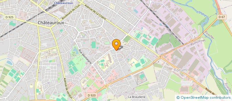 localisation de l'entreprise MONSIEUR GRISELD JOCA à CHATEAUROUX
