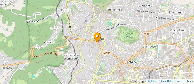 localisation de l'entreprise MONSIEUR GRISILDI TOMJA  CLERMONT-FERRAND