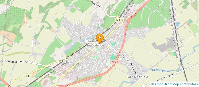 localisation de l'entreprise MONSIEUR GRUHN BOGDAN  SAINT-MARCEL-LES-VALENCE