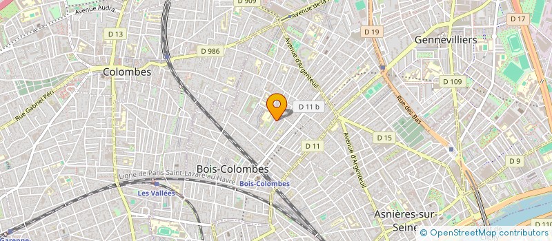 localisation de l'entreprise MONSIEUR GRYGORII SABETSKYI à BOIS-COLOMBES