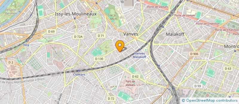 localisation de l'entreprise MONSIEUR GRZEGORZ BUJAK à VANVES
