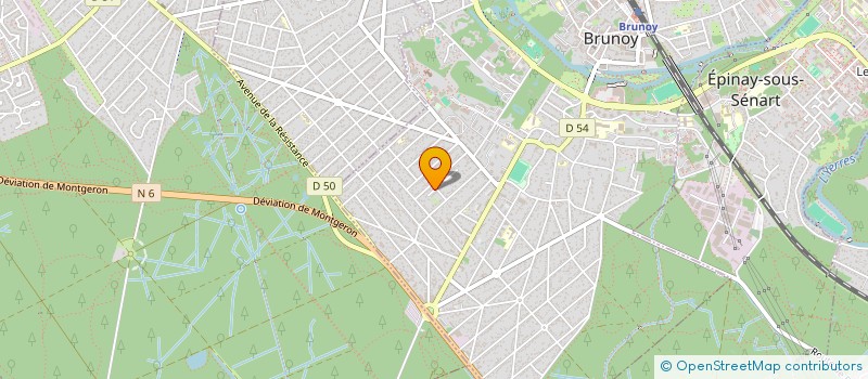 localisation de l'entreprise MONSIEUR GRZEGORZ CESEK  BRUNOY