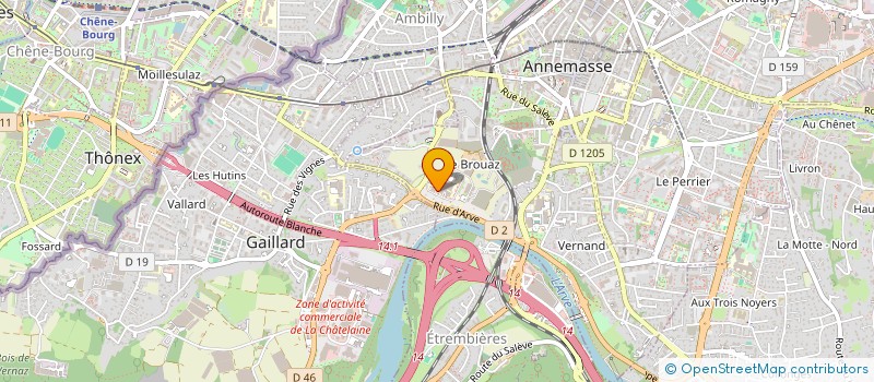 localisation de l'entreprise MONSIEUR GRZEGORZ GERULEWICZ à ANNEMASSE