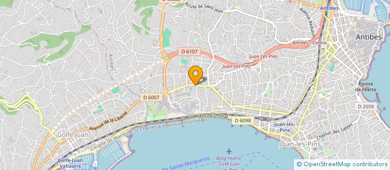 localisation de l'entreprise MONSIEUR GRZEGORZ GODZISZ à ANTIBES