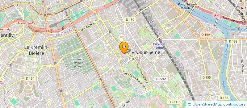 localisation de l'entreprise MONSIEUR GRZEGORZ KOLODZIEJ  IVRY SUR SEINE