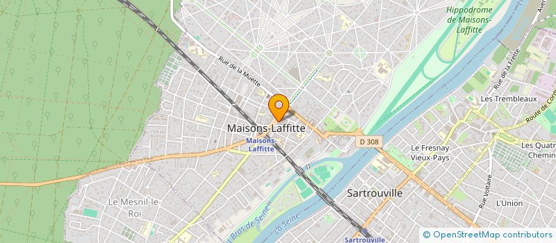 localisation de l'entreprise MONSIEUR GRZEGORZ RYGIEL  MAISONS-LAFFITTE