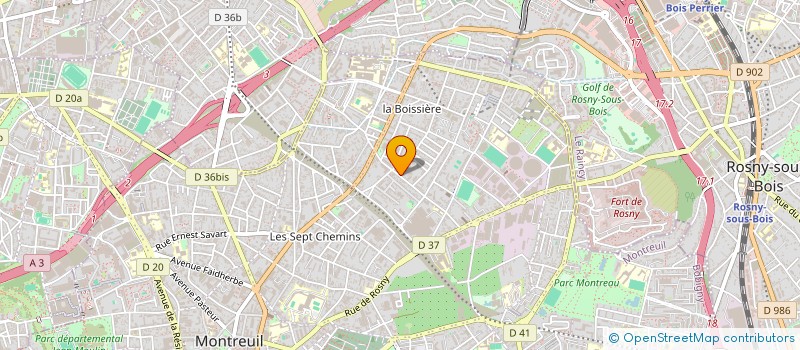 localisation de l'entreprise MONSIEUR GRZEGOZ NOSOWSKI à MONTREUIL