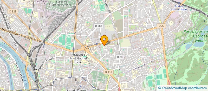 localisation de l'entreprise MONSIEUR GUALBERT PASTOUR  SAINT DENIS