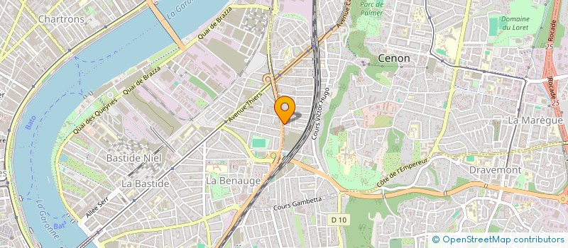 localisation de l'entreprise MONSIEUR GUALBERTO DE OLIVEIRA SANTOS  CENON