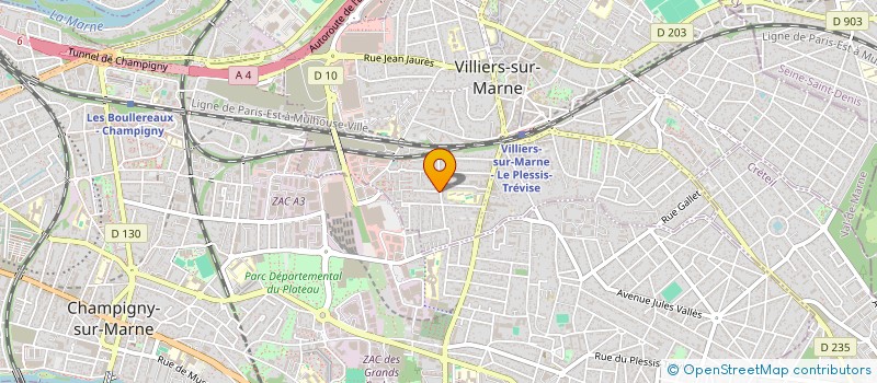 localisation de l'entreprise MONSIEUR GUALORD GUILBERT  VILLIERS-SUR-MARNE