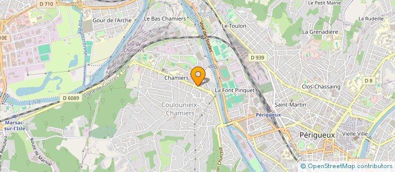 localisation de l'entreprise MONSIEUR GUCCI FLORES  COULOUNIEIX-CHAMIERS