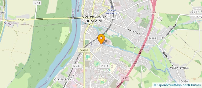 localisation de l'entreprise MONSIEUR GUDMUNDUR ASTVALDSSON à COSNE-COURS-SUR-LOIRE