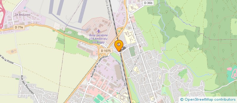 localisation de l'entreprise MONSIEUR GUEBLAOUI HAMDI  AMBERIEU-EN-BUGEY