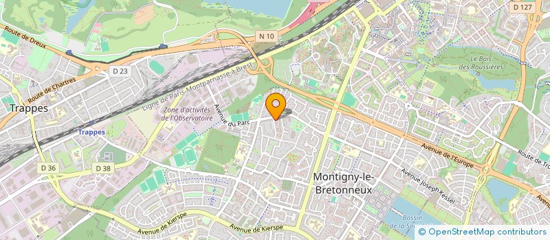 localisation de l'entreprise MONSIEUR GUEDIOUMA KANTE  MONTIGNY-LE-BRETONNEUX