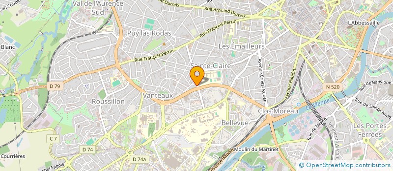 localisation de l'entreprise MONSIEUR GUEDJIBA HOUSSAM à LIMOGES