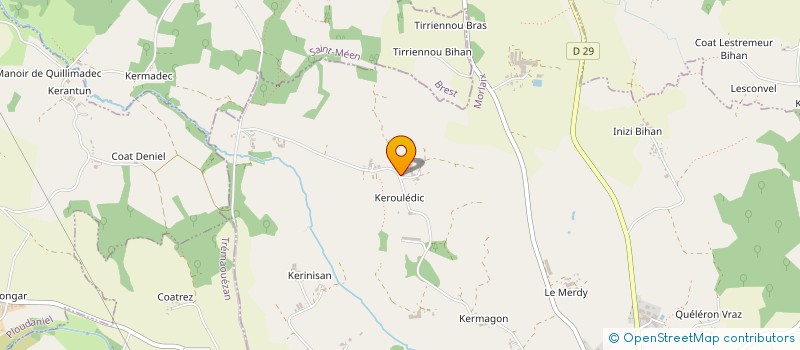 localisation de l'entreprise MONSIEUR GUEGUEN ABHERVE à PLOUNEVENTER