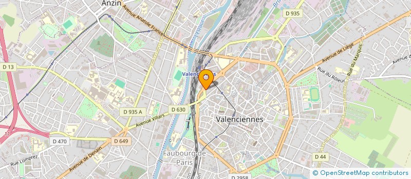 localisation de l'entreprise MONSIEUR GUEI PAO à VALENCIENNES