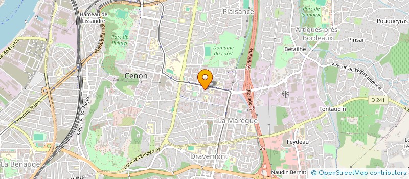 localisation de l'entreprise MONSIEUR GUEL-AULOT BILISSOR  CENON